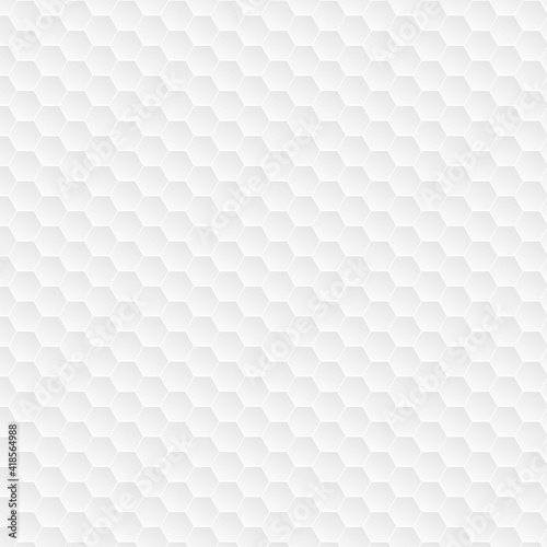 Fototapeta Naklejka Na Ścianę i Meble -  Hexagonal white pattern