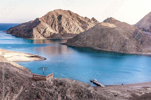 Slika na platnu Fjord Bay in Taba, South Sinai, Egypt.