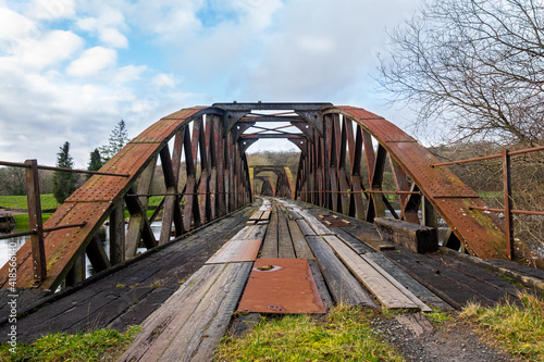 Loch Ken Railway Viaduct on the old "paddy Line", Galloway, Scotland