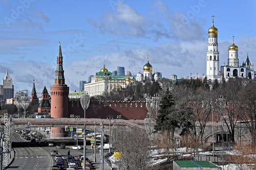The Moscow Kremlin.