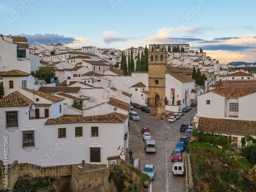 Puente Viejo, Ronda with Iglesia de Padre Jesús