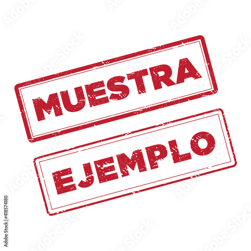 sello muestra ejemplo