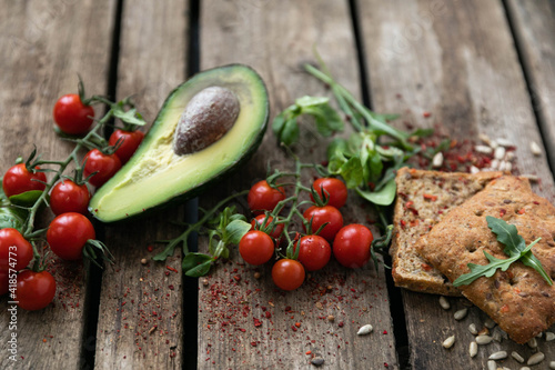 bruschetta with tomato and basil