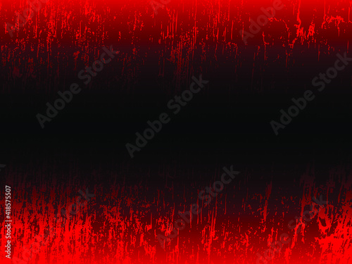 Card suits pattern shadowed center red with grunge effect