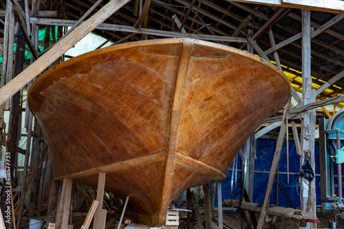 Wooden boat skeletons in the Western Black Sea. bartın province kurucaşile district
