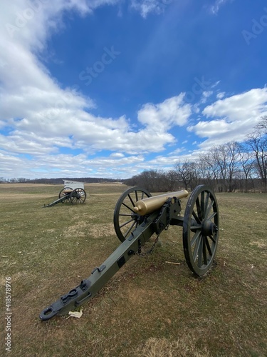 cannon on the field
