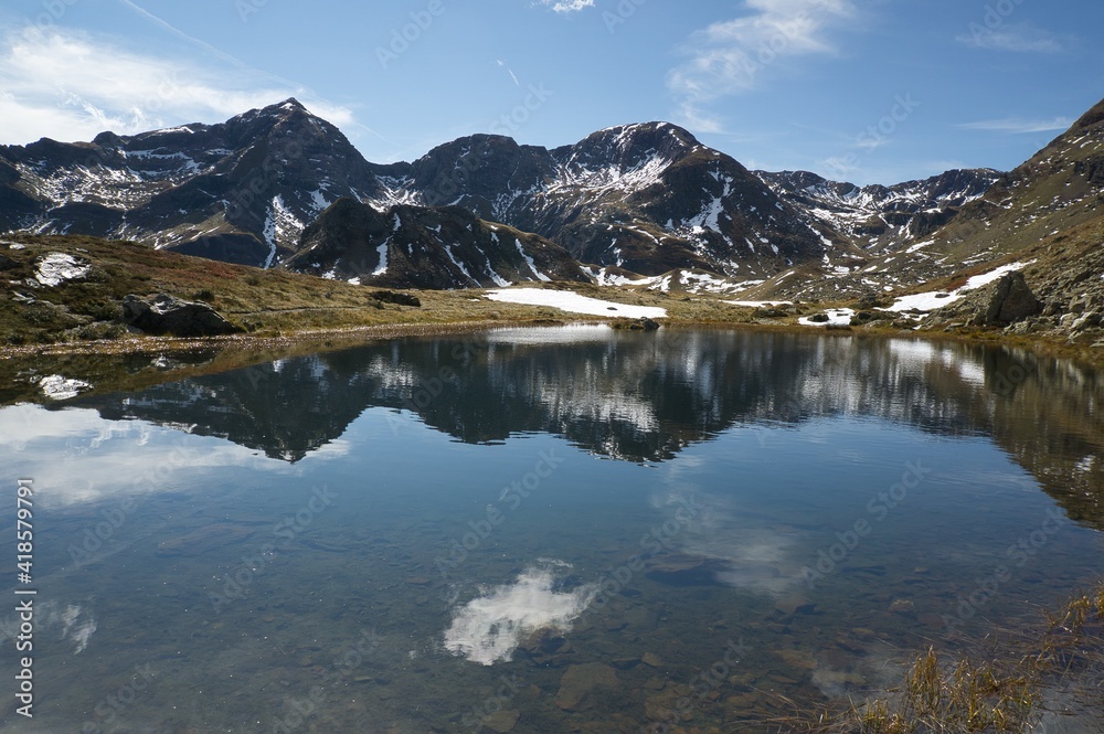 Great lake of the Aragonese Pyrenees