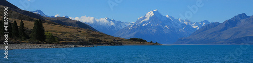 Stunning landscape on the South Island of New Zealand.