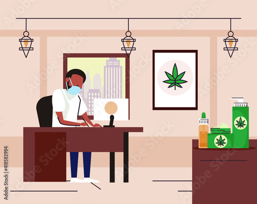 Alternative healthcare illustration people lifestyle
