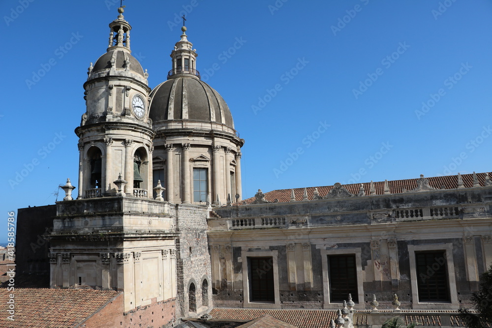The Cathedral Sant’Agata in Catania, Italy Sicily