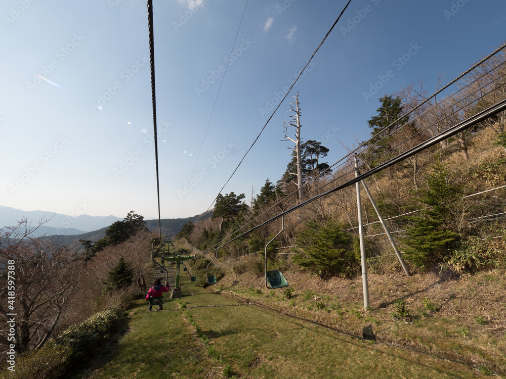 Monte Tsurugi, en el Valle de Iya, isla de Shikoku, Japón