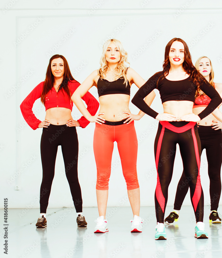 Women doing sport in gym, healthcare lifestyle happy people concept Women doing sport in gym, healthcare lifestyle happy people concept