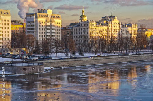 Moscow river embankment
