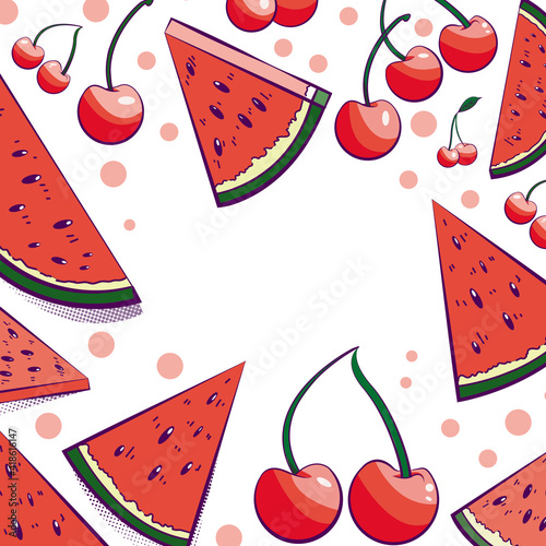 textura de frutas. vector