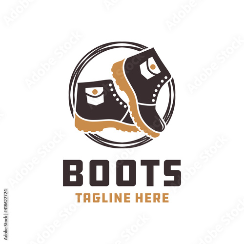 mountain boots fashion logo