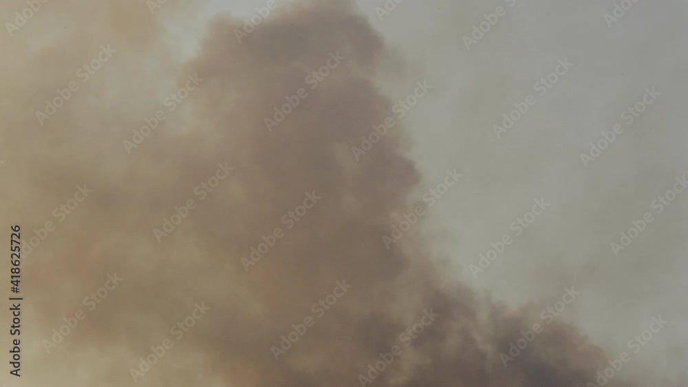 Forest fire smoke in northern Thailand Forest fire smoke in northern Thailand