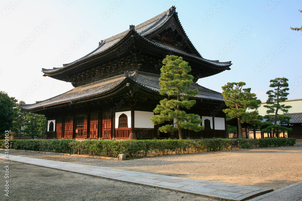 Kenninji temple hondo (Lecture Hall). Kyoto. Japan