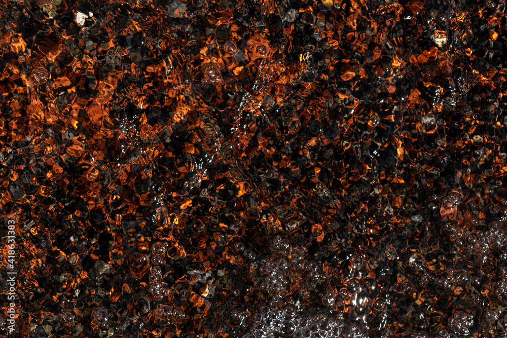 Texture volcano stones underwater Texture volcano stones underwater
