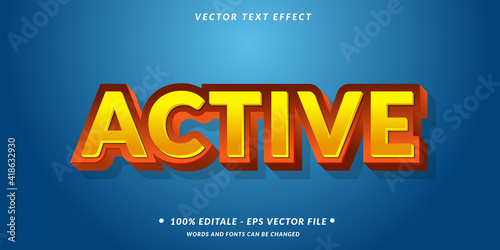 editable text active text style 
