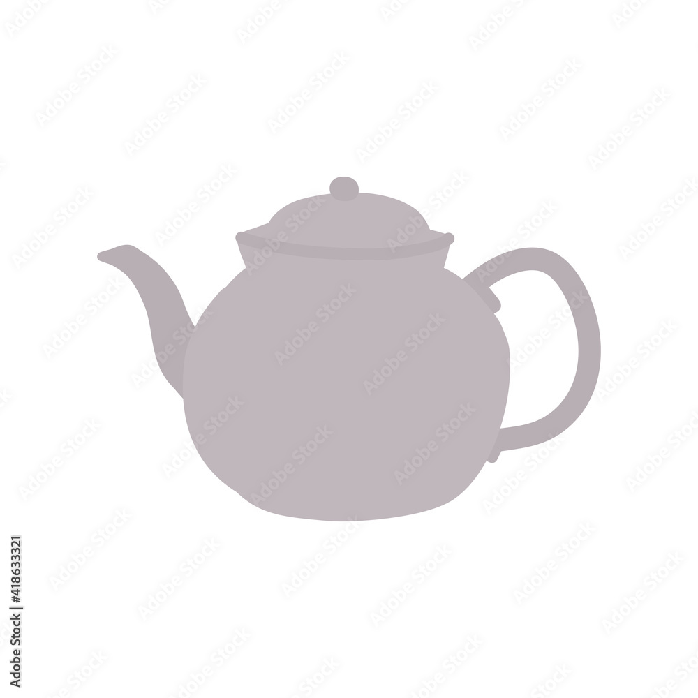 Teapot Fresh brewed teapot. Pour in a cup of tea. Ceramic kettle pattern consisting. Logo icon elements illustration. Teapot Fresh brewed teapot. Pour in a cup of tea. Ceramic kettle pattern consisting. Logo icon elements illustration.