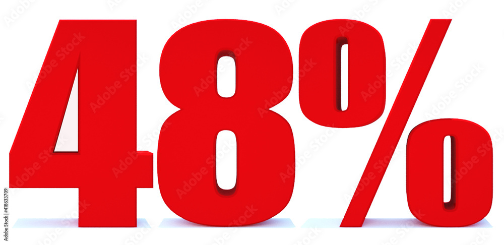 48 Percent off 3d Sign on White Background, Special Offer 48% Discount Tag, Sale Up to 48 Percent Off,big offer, Sale, Special Offer Label, Sticker, Tag, Banner, Advertising, offer Icon 48 Percent off 3d Sign on White Background, Special Offer 48% Discount Tag, Sale Up to 48 Percent Off,big offer, Sale, Special Offer Label, Sticker, Tag, Banner, Advertising, offer Icon