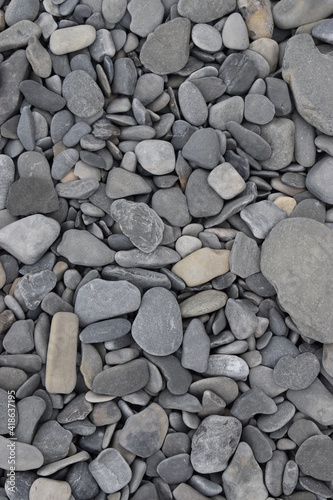 Rock floor on beach