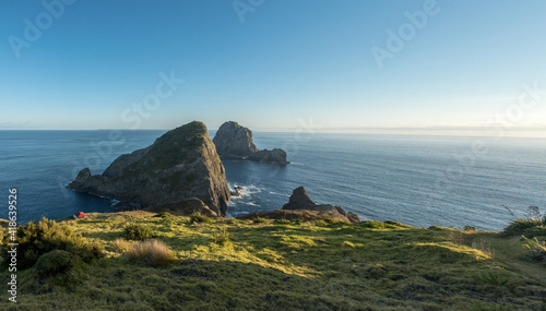 Cape Brett Lighthouse and Cape Brett Hut in Rawhiti New Zealand