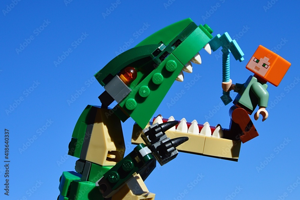 Minecraft lego jurassic world sale