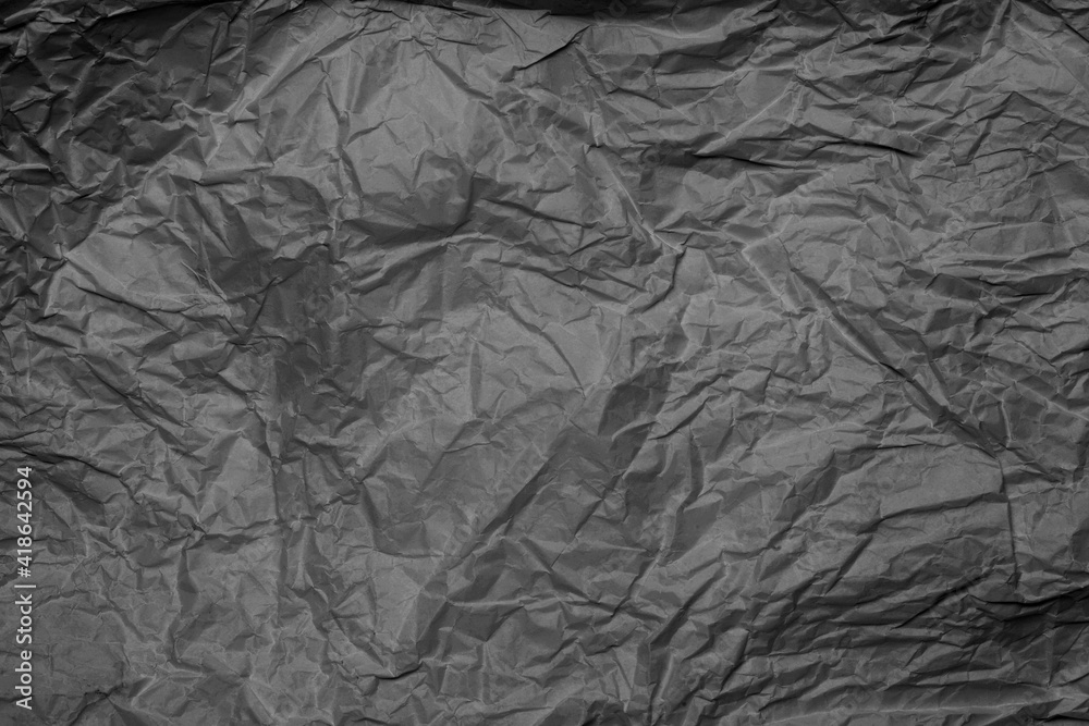 Close up texture of crumpled paper Close up texture of crumpled paper