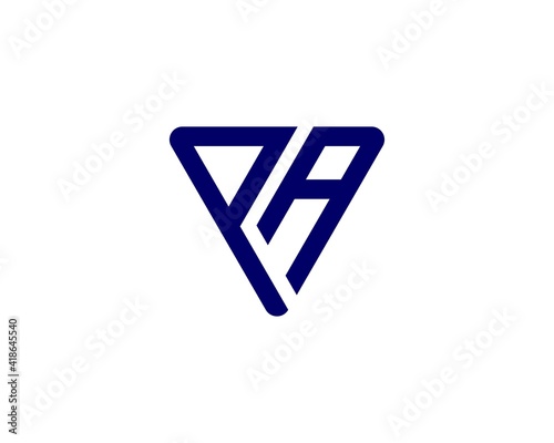 PA AP letter logo design vector template
