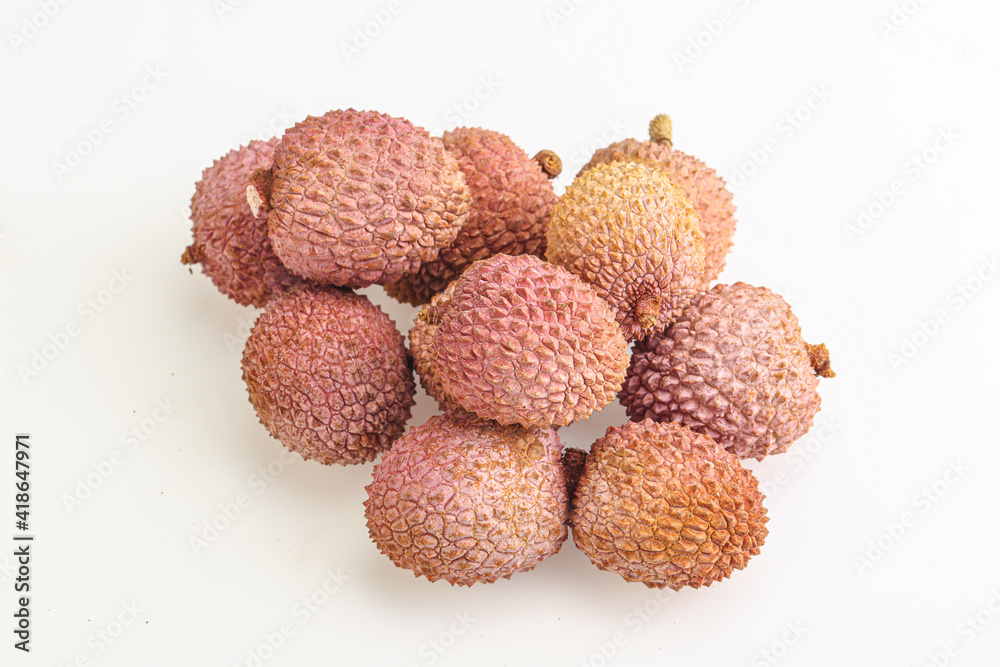 Tropical sweet exotic fruit lychee Tropical sweet exotic fruit lychee