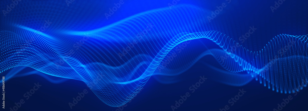 beautiful abstract wave technology background with blue light digital effect corporate concept beautiful abstract wave technology background with blue light digital effect corporate concept
