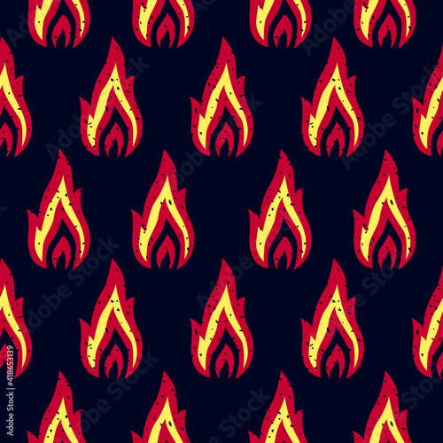 Traditional geometric fabric pattern for carpet background, fabric wallpaper and shirt vector illustration	
