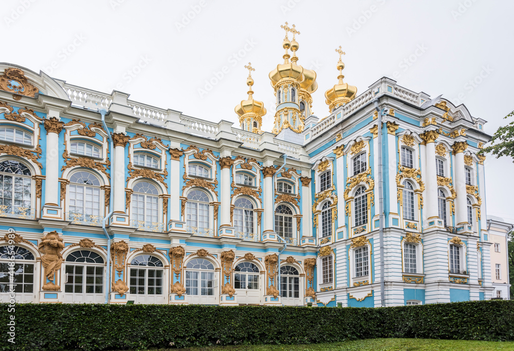 Tsarskoye Selo in the rain, Saint-Petersburg