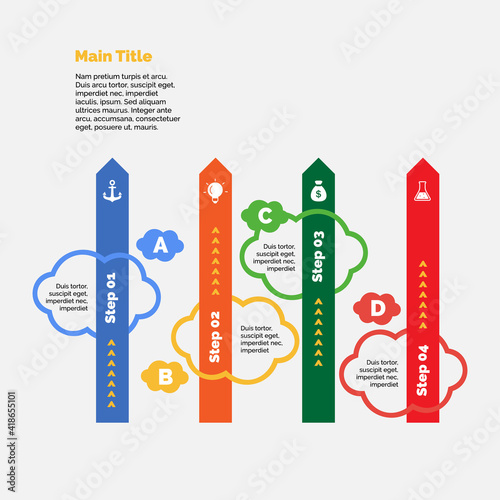 Infographic elements data visualization vector