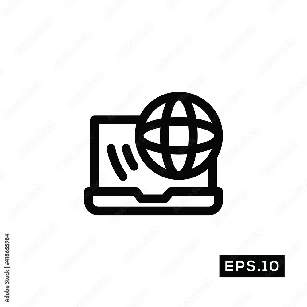 Satellite line Icon Vector. Satellite Icon Symbol Vector Illustration Template For Web and Mobile Satellite line Icon Vector. Satellite Icon Symbol Vector Illustration Template For Web and Mobile
