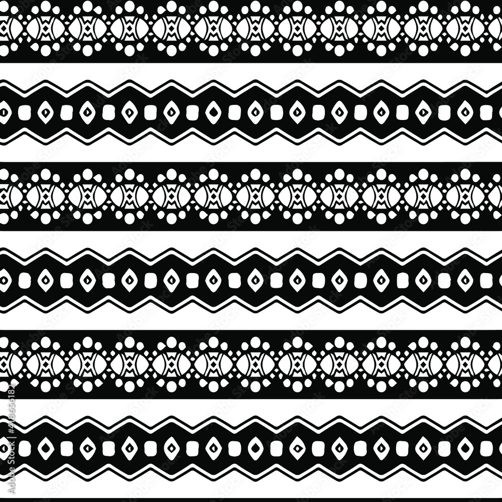 Geometric vector pattern with triangular elements. Seamless abstract ornament for wallpapers and backgrounds. Black and white patterns. Geometric vector pattern with triangular elements. Seamless abstract ornament for wallpapers and backgrounds. Black and white patterns.