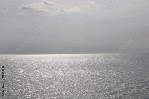 clouds over the sea