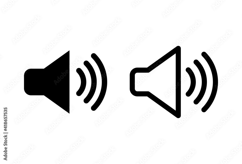 Speaker icon set. volume icon vector. loudspeaker icon vector. sound symbol Speaker icon set. volume icon vector. loudspeaker icon vector. sound symbol