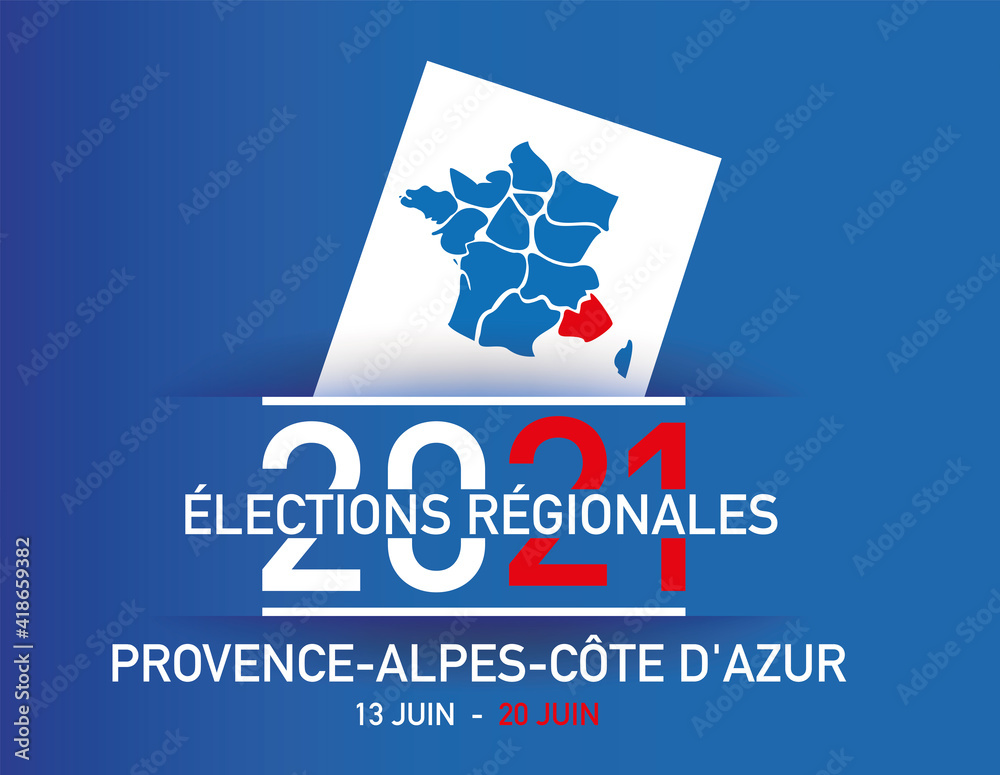 élections régionales en france en grand provence-alpes côte d'azur est les 13 juin et 20 juin 2021