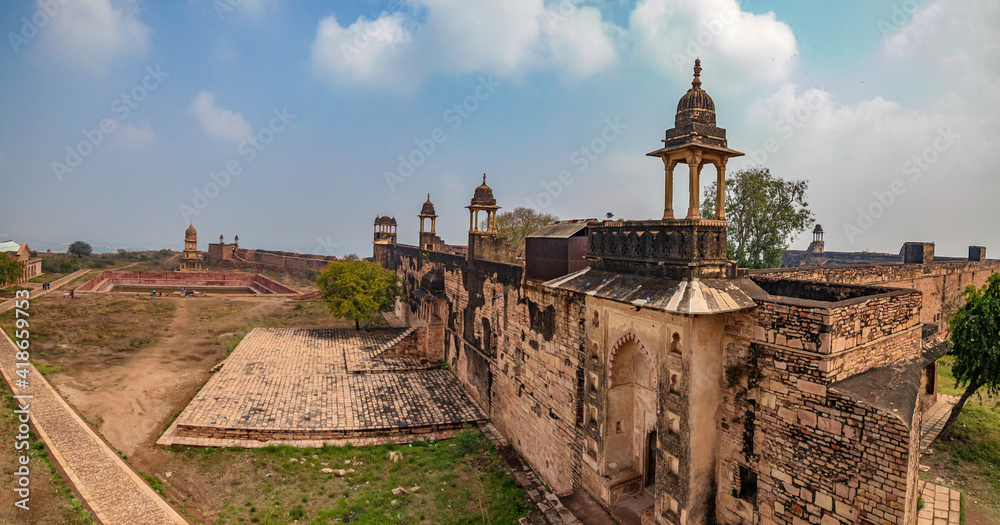 King Man Singh Palace in Gwalior fort, Gwalior, Madhya Pradesh, India