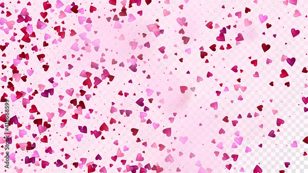 Flying Hearts Vector Confetti. Valentines Day Tender Pattern. Luxury Gift, Birthday Card, Poster Background Valentines Day Decoration with Falling Down Hearts Confetti. Beautiful Pink Scatter Flying Hearts Vector Confetti. Valentines Day Tender Pattern. Luxury Gift, Birthday Card, Poster Background Valentines Day Decoration with Falling Down Hearts Confetti. Beautiful Pink Scatter
