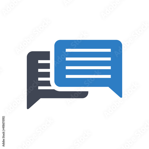 Chat communication icon