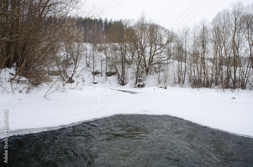 river in winter