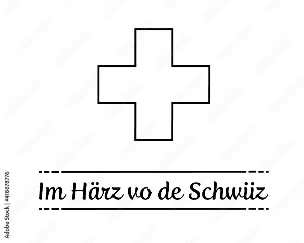 Fototapeta premium härz i de schwiiz
