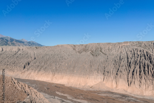 Gobi Grand Canyon in Karamay  Xinjiang  China in summer