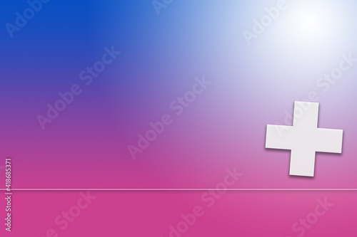 Hintergrund mit einem Kreuz als Symbol