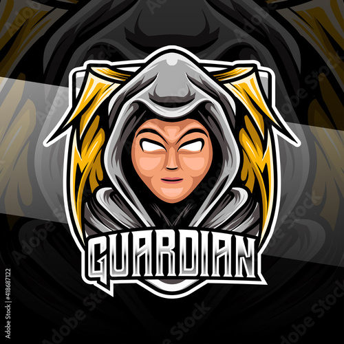 esport logo guardian character icon