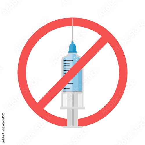 No vaccination icon 2