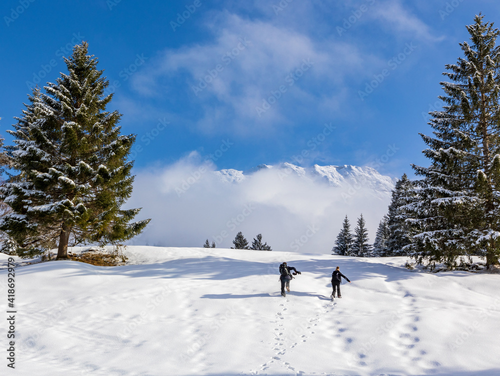 Allgäu - Winter - Schnee - Paar - Sport - Liebe - Iseler - Oberjoch - Aktiv - Outdoor